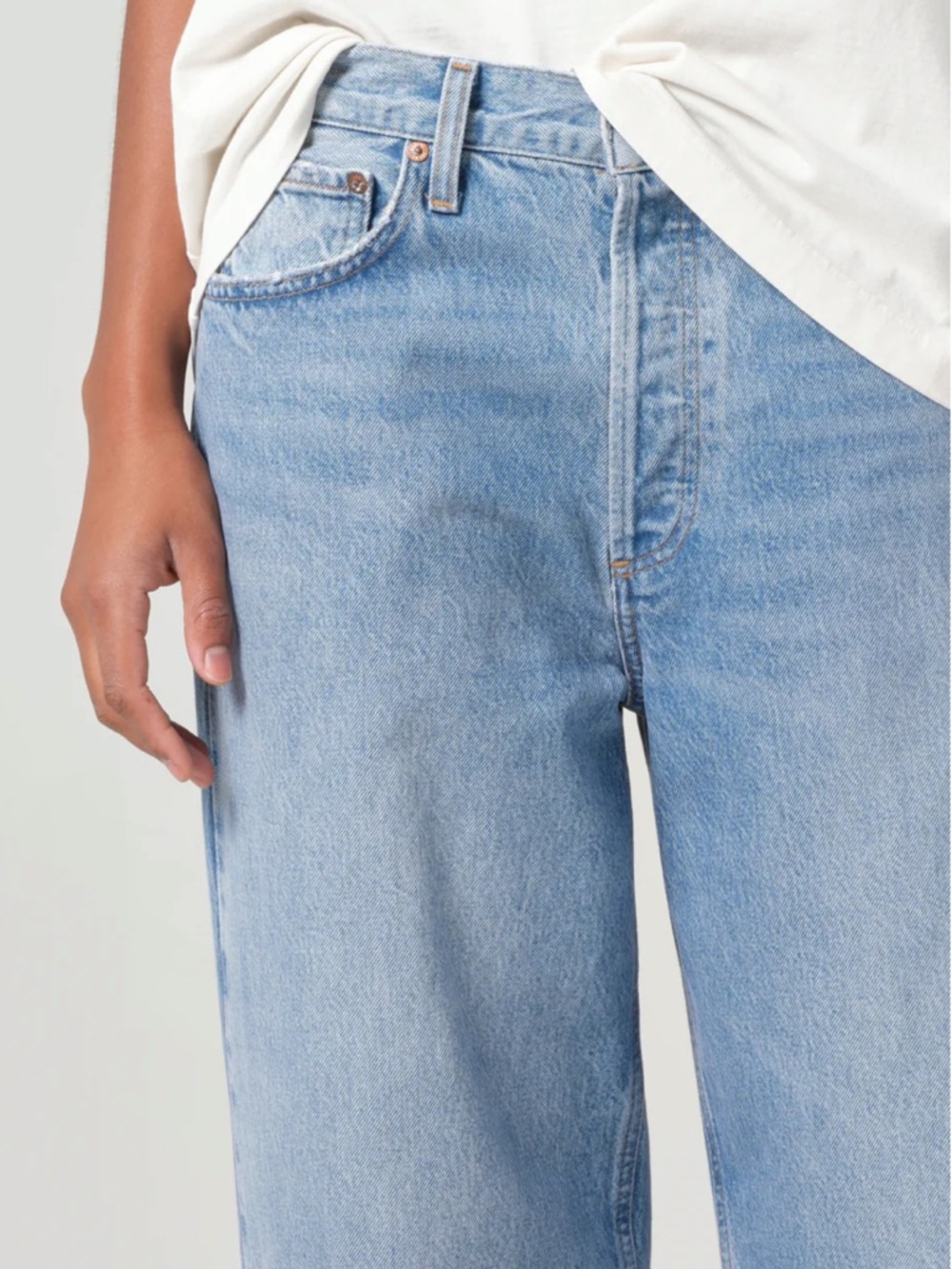 AGOLDE Low Slung Baggy in Libertine Size 27 - Picture 4 of 15